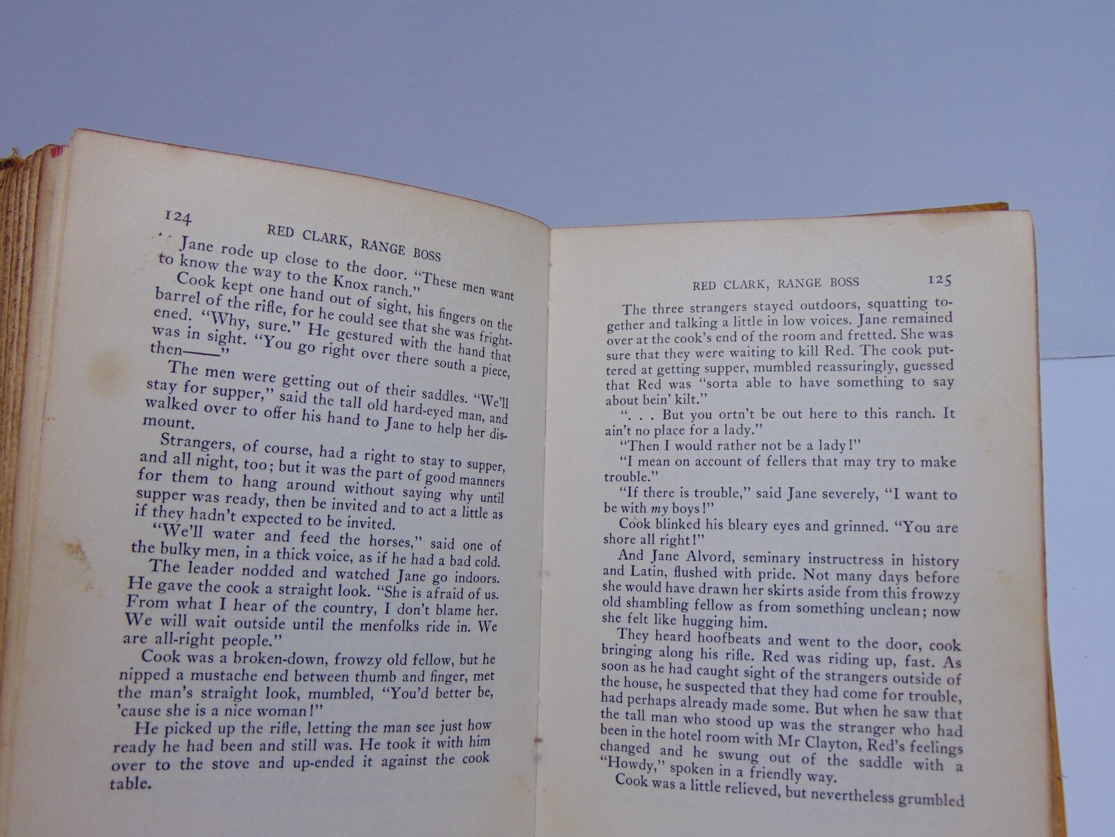 Red Clark, Range Boss by Gordon Young (1938, Hardcover) Stated 1st Edition