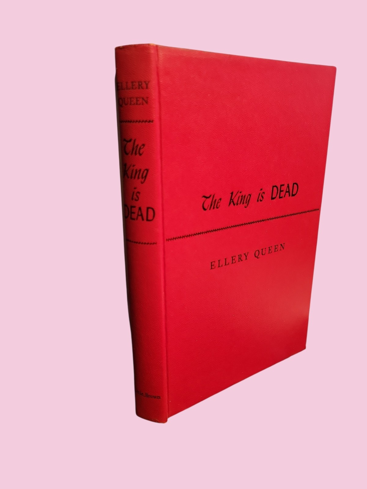 Ellery Queen THE KING IS DEAD 1952 HC Little Brown Mystery Detective