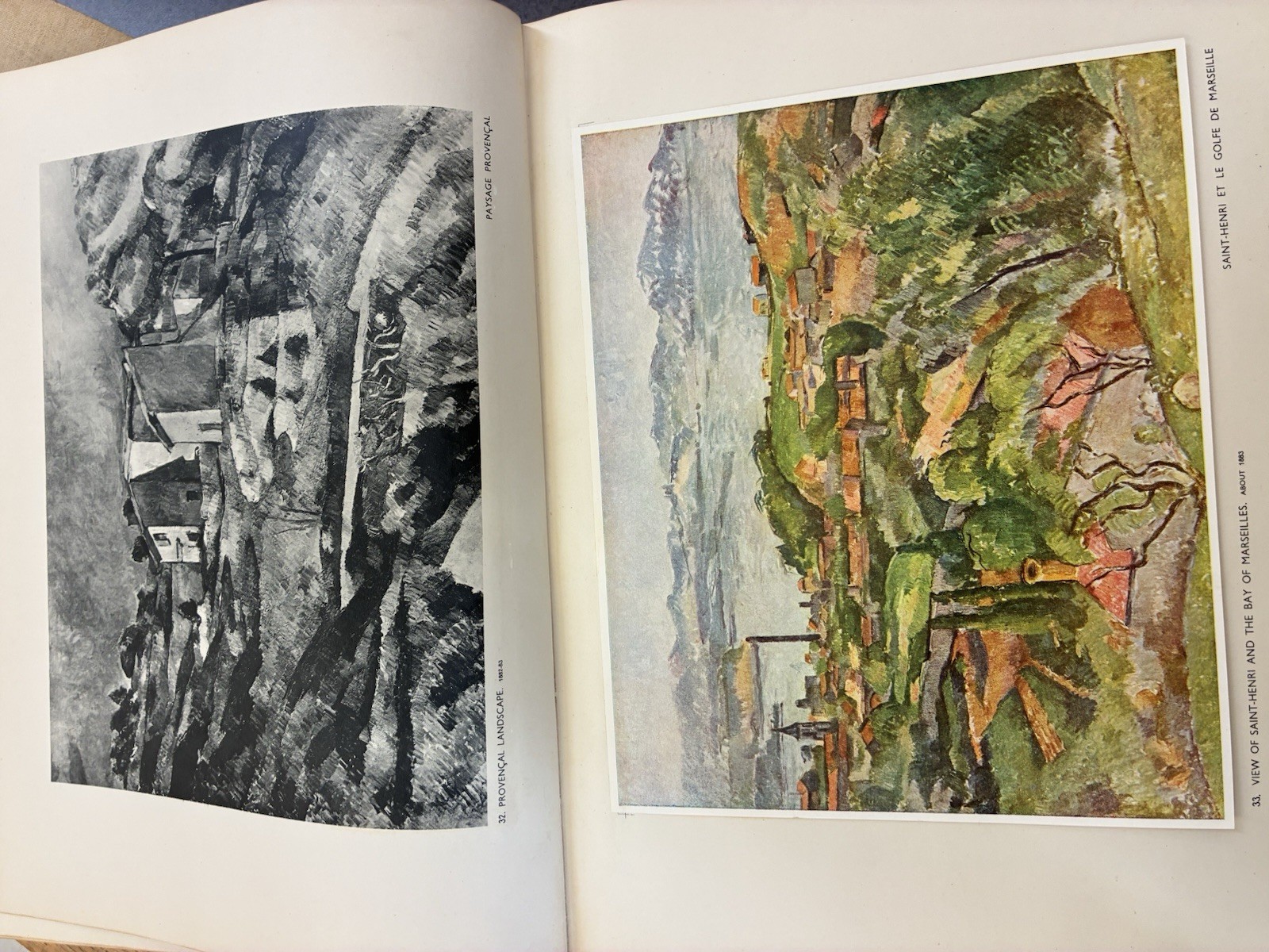 CEZANNE PHAIDON PUBLISHERS CROMWELL PLACE LONDON FORWARD FRITZ NOVOTNY W/PLATES