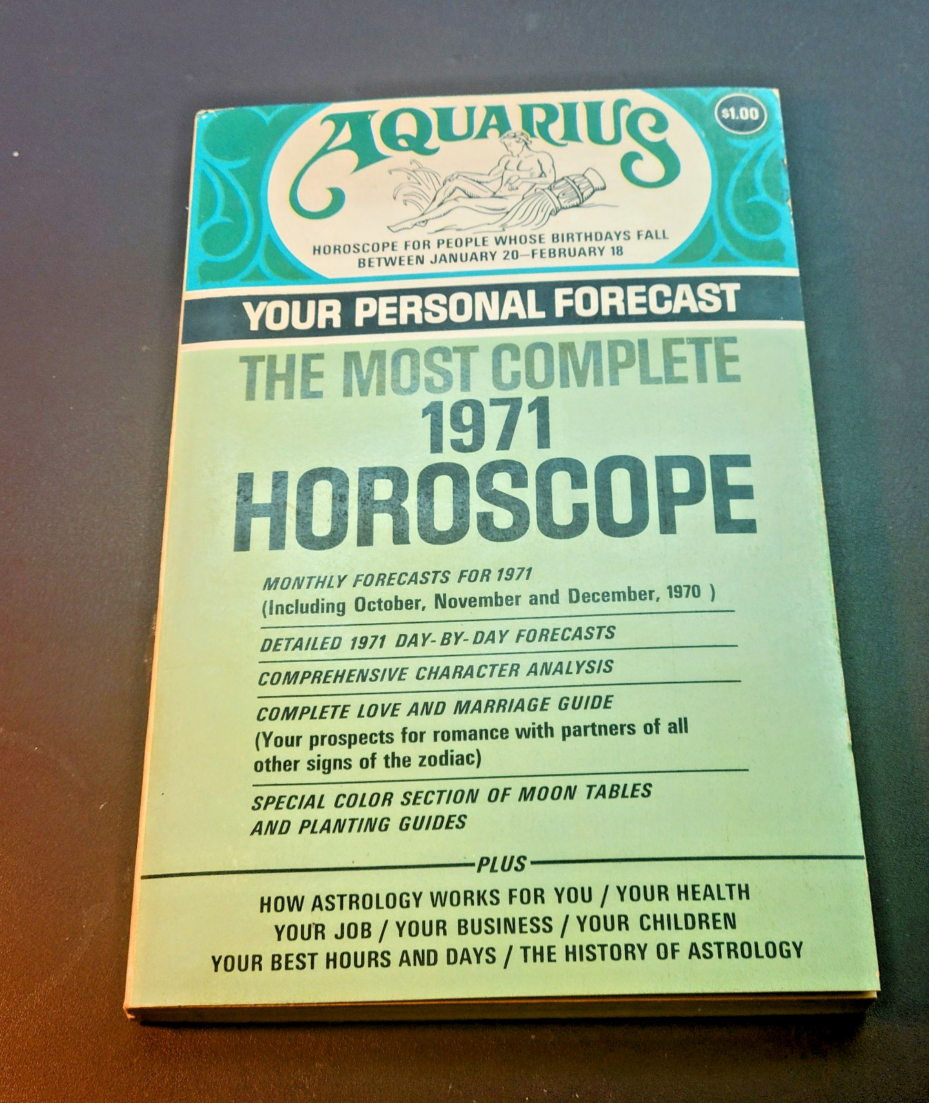 AQUARIUS THE MOST COMPLETE 1971 HOROSCOPE