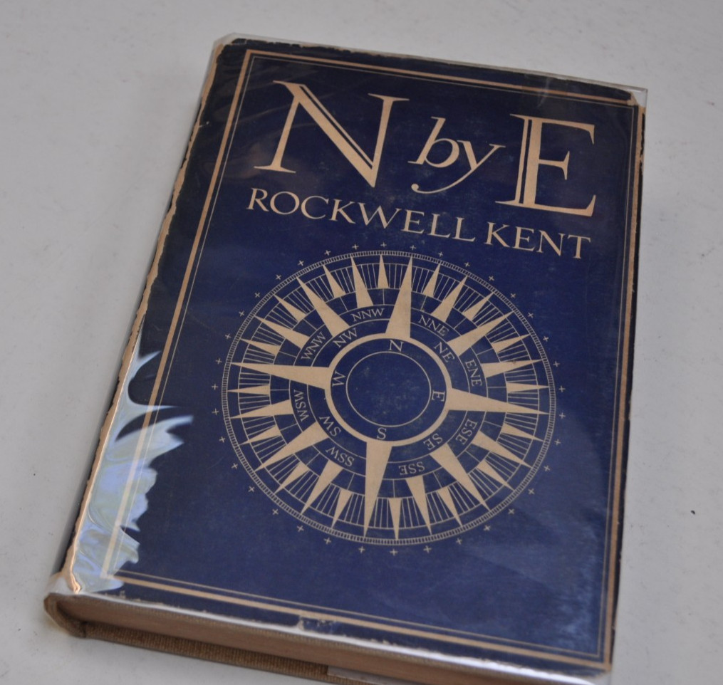 N by E, ROCKWELL KENT, 3rd printing, G+ with DJ