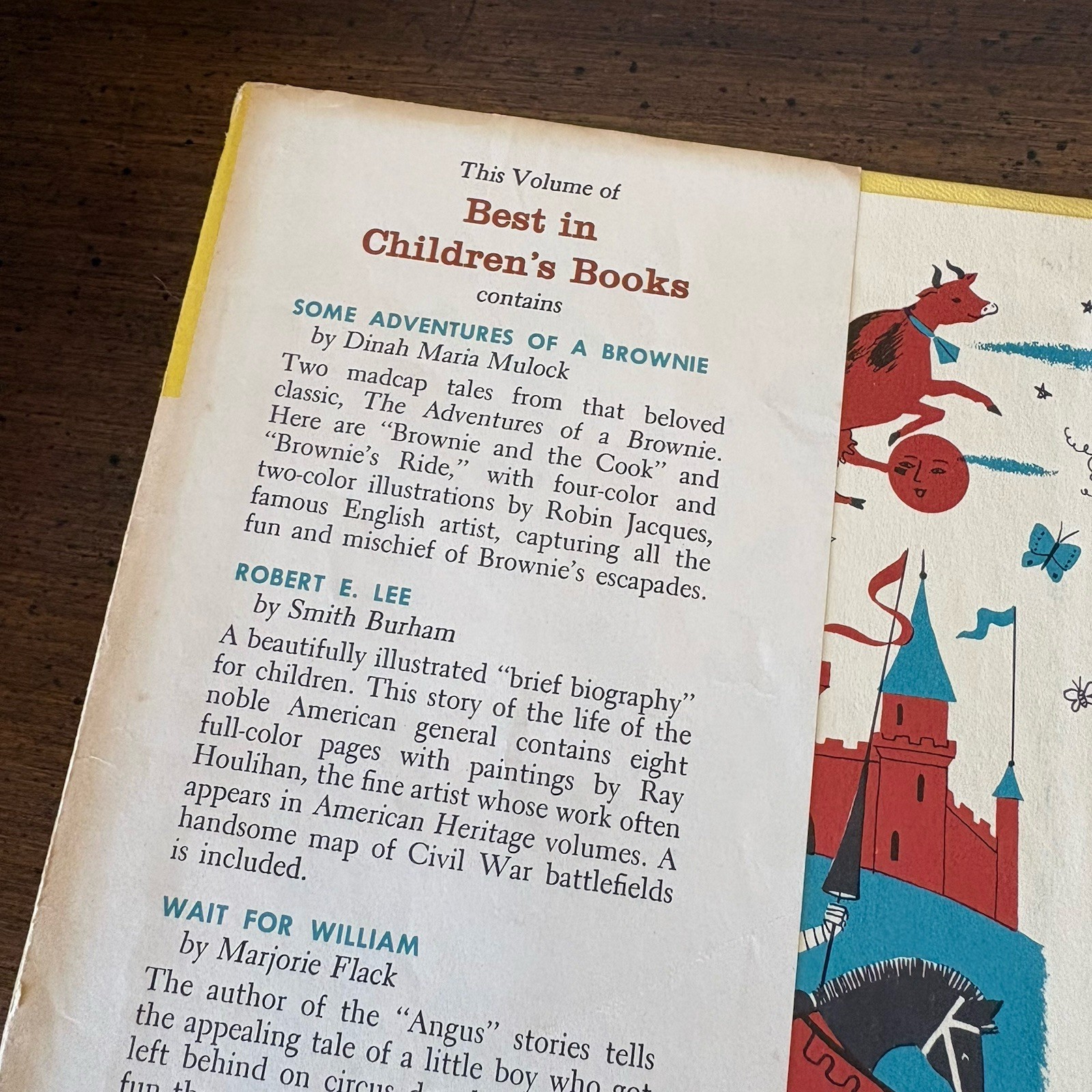 Best in Childrens Books Nelson Doubleday Inc 1958 Hardcover Vintage Robert E Lee