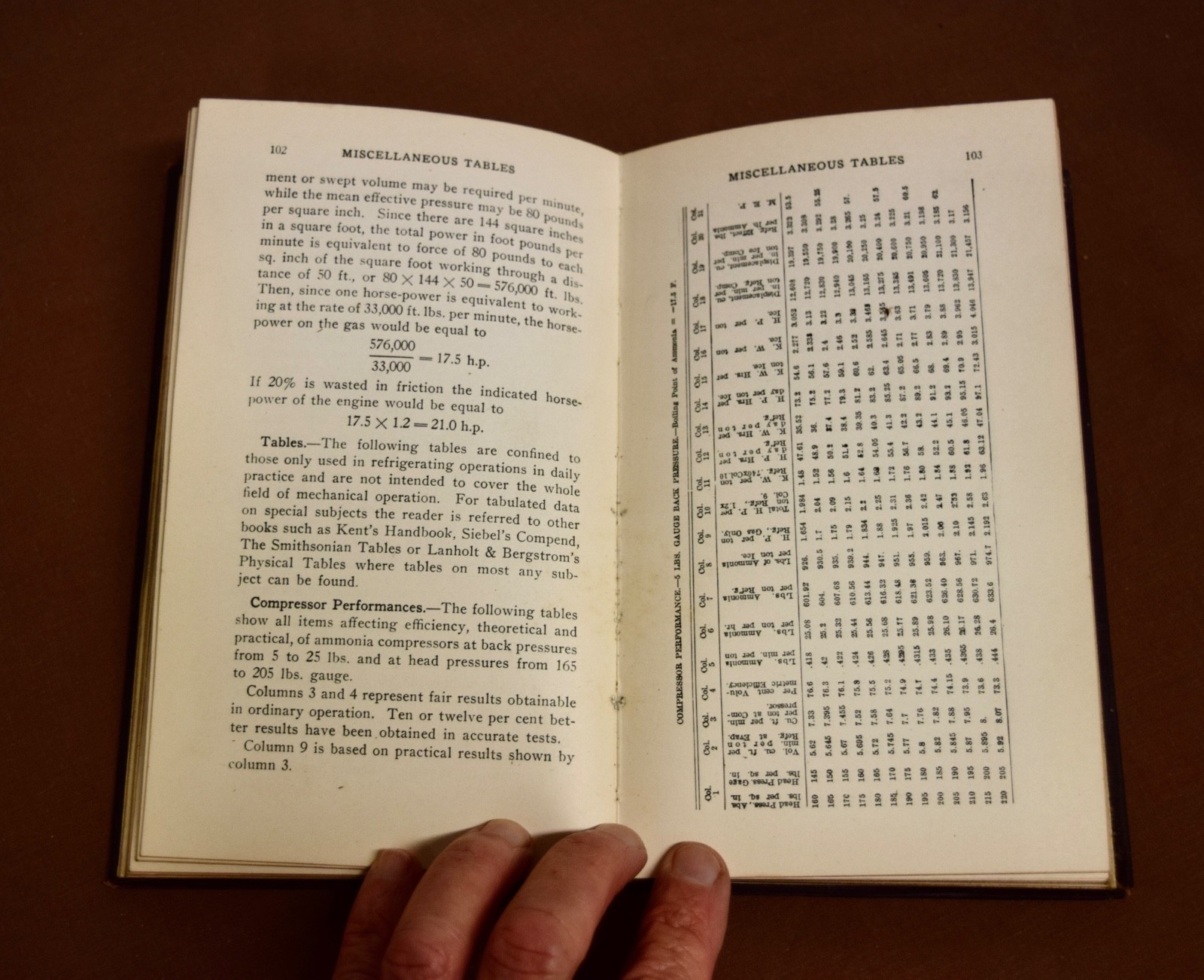PRACTICAL REFRIGERATING ENGINEERS‘ POCKETBOOK by John E Starr, HB, 1st Ed. 1922