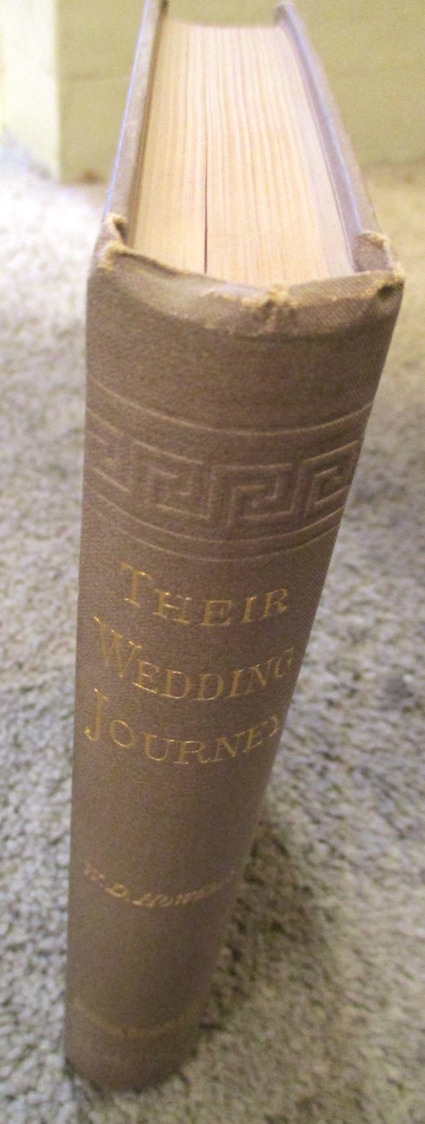 „Their Wedding Journey“ HC by W. D. Howells Antique Book 1880 FINE Condition