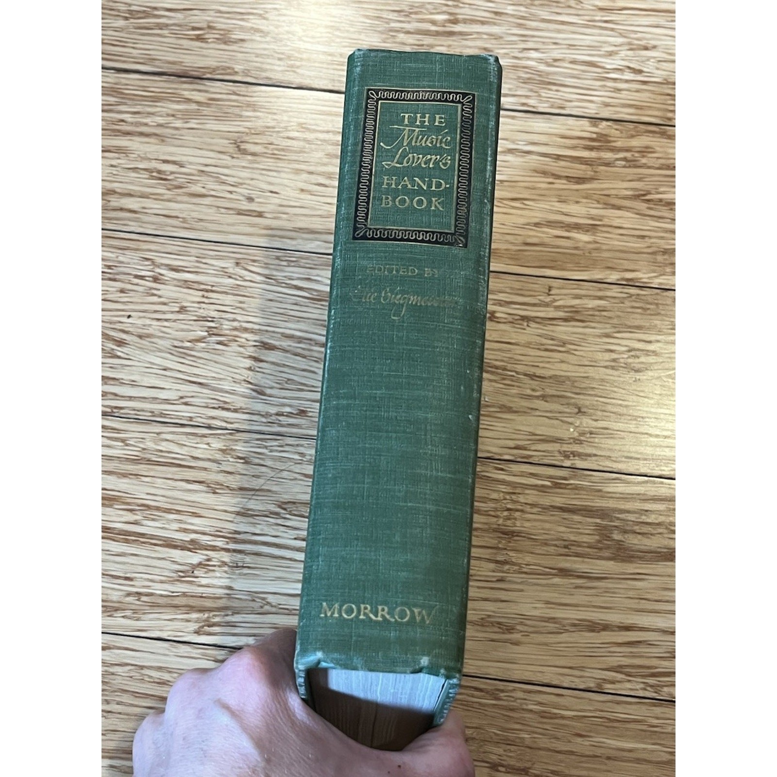 The Music Lovers Handbook Victory Edition 1943 Ed By Elie Siegmeister HC VTG