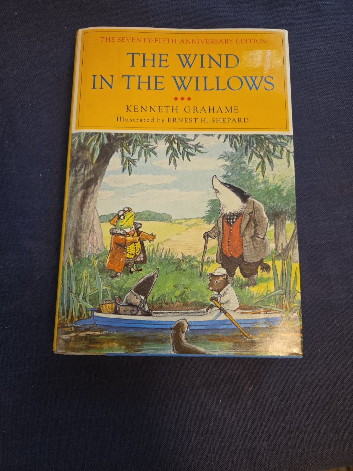 The Wind in the Willows Grahame Shepard 75th Anniversary Edition Scribners nice