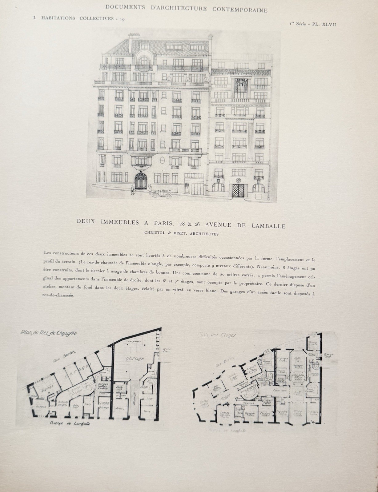 Leon Azema Documents D’Architecture Contemporaine 1927 Full Set Paris A.Vincent