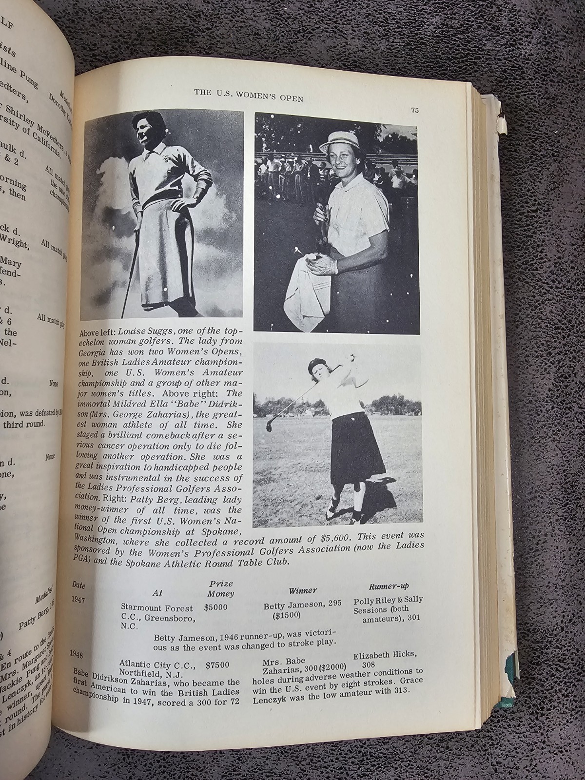 1958 Encyclopedia of Golf Nevin H Gibson A.S. Barnes HC DJ Golf History Records