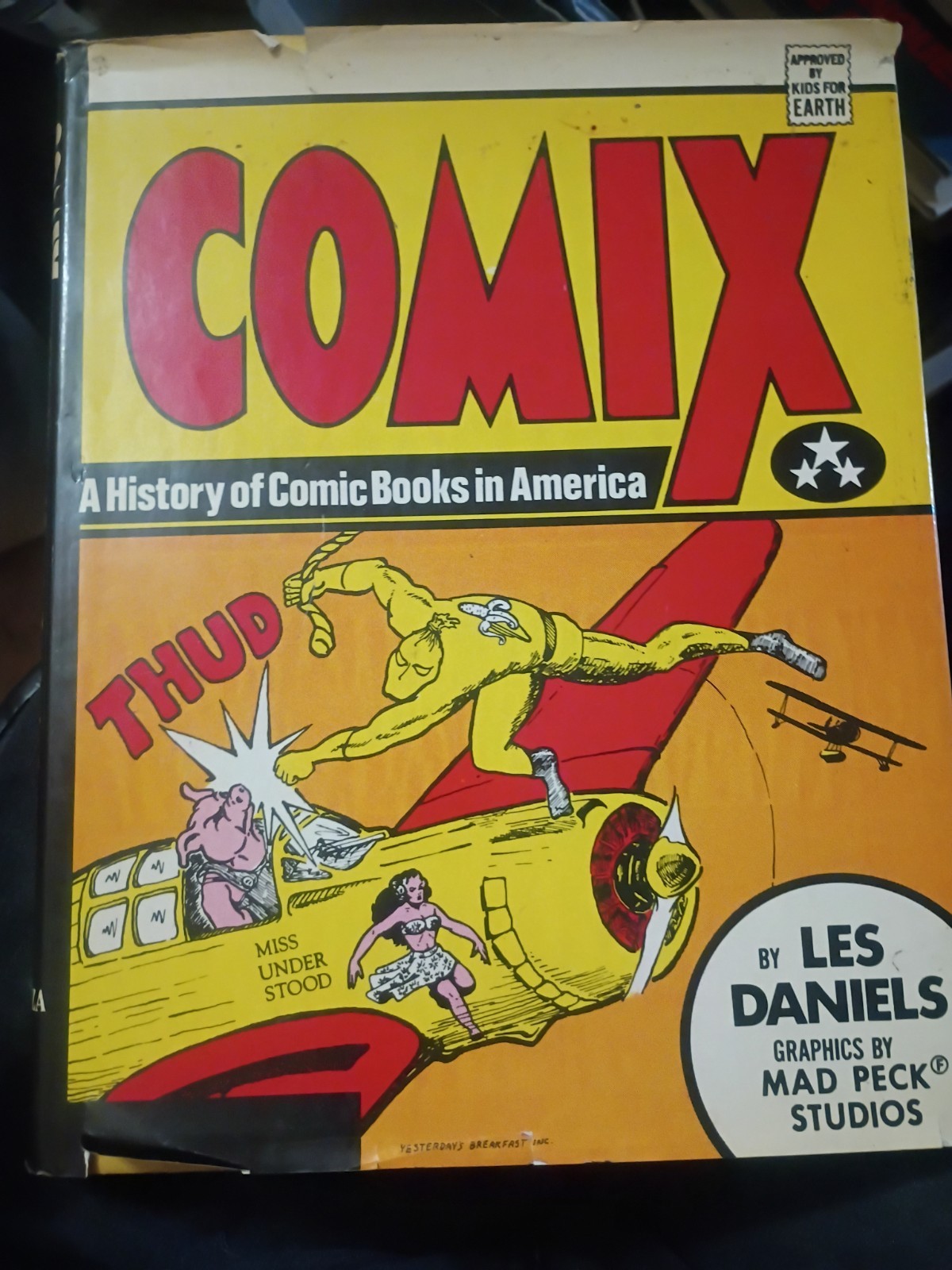 Comix- History Of Comic Books In America By Lee Daniels, 1971 Bonanza HC/DJ/1st