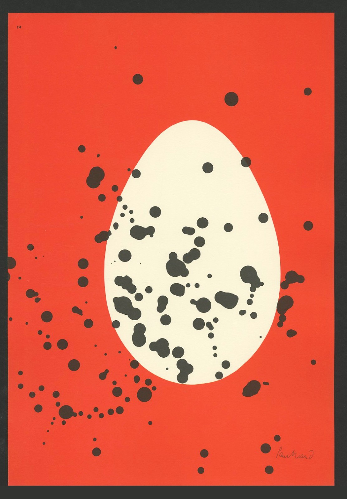 1988 Paul Rand ASPEN DESIGN CONFERENCE Lithograph POSTER Graphic Design Promotio