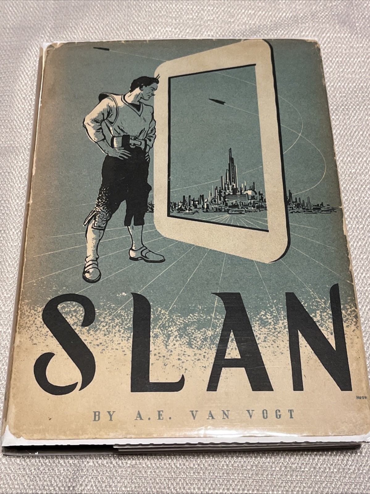 A.E. Van Vogt *RARE* Slan Book – 1953 – Arkham House – 1st ED – 4000 Copies