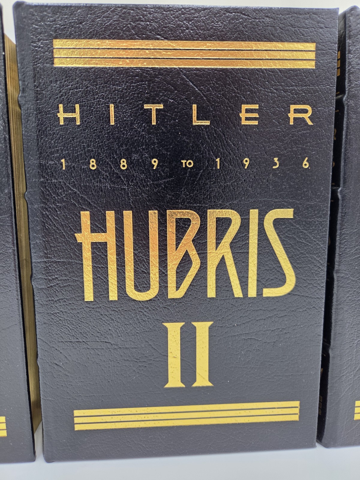Easton Press Hitler Hubris 1889-1936 & Nemesis 1936-1945 Complete 4 Volume Set!