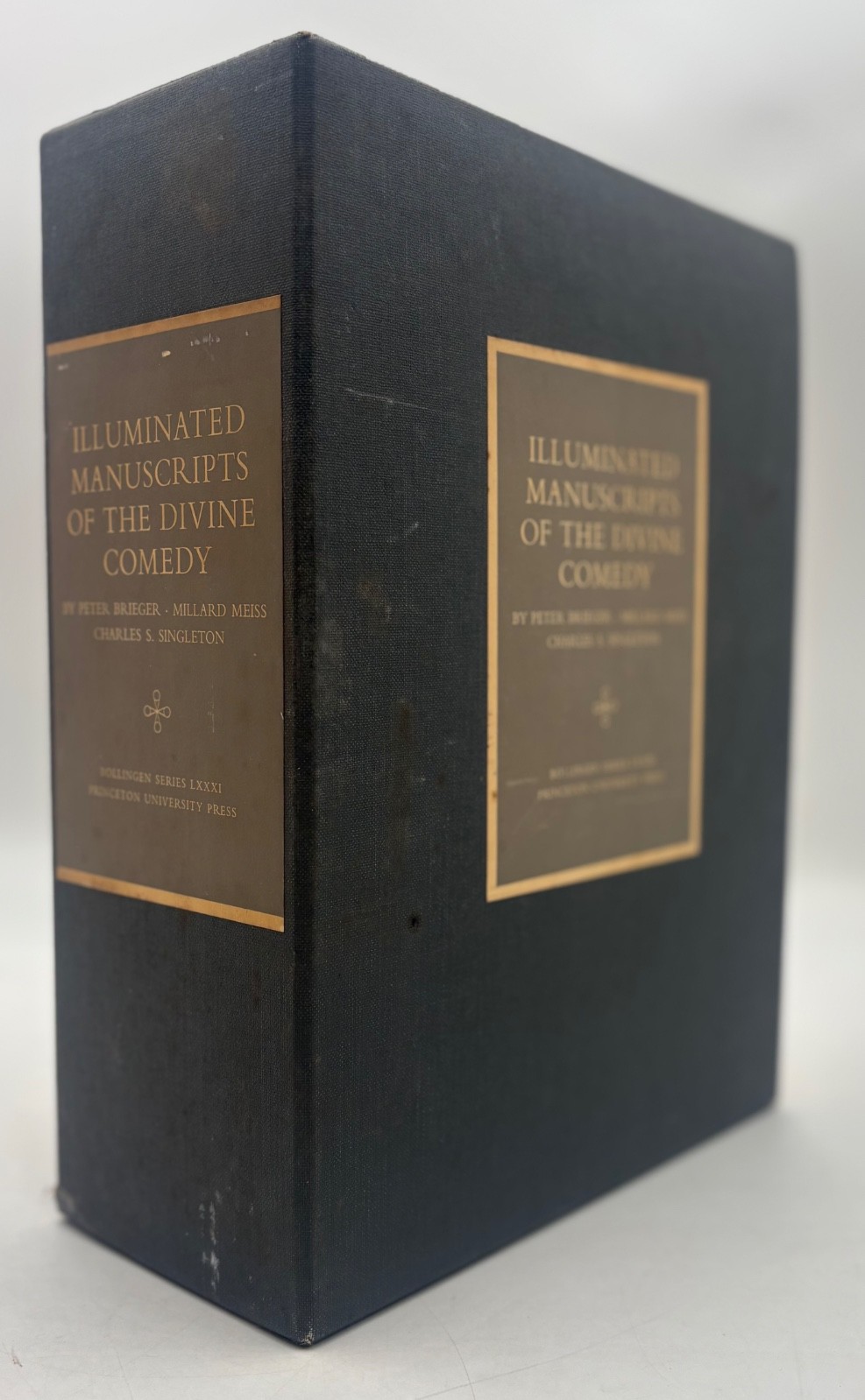 Illuminated Manuscripts of the Divine Comedy Bollingen Two Volumes 1969 Plates