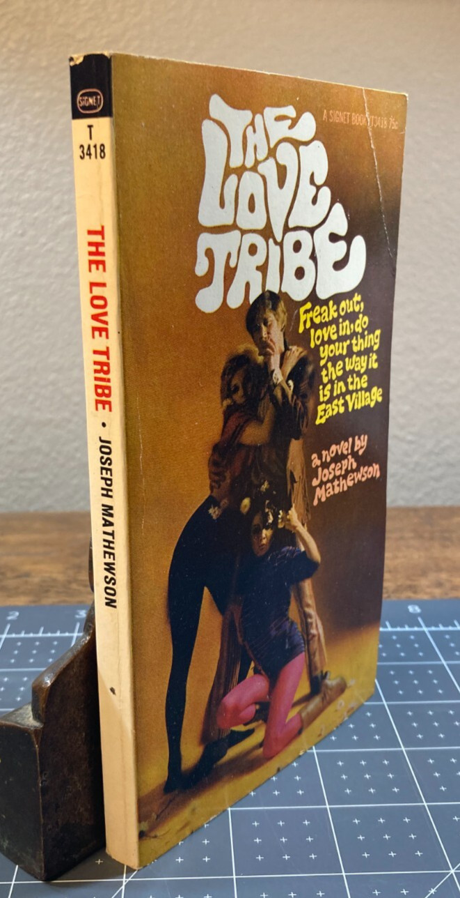 1968 1st Print „THE LOVE TRIBE“ by Joseph Mathewson Signet Vintage Paperback