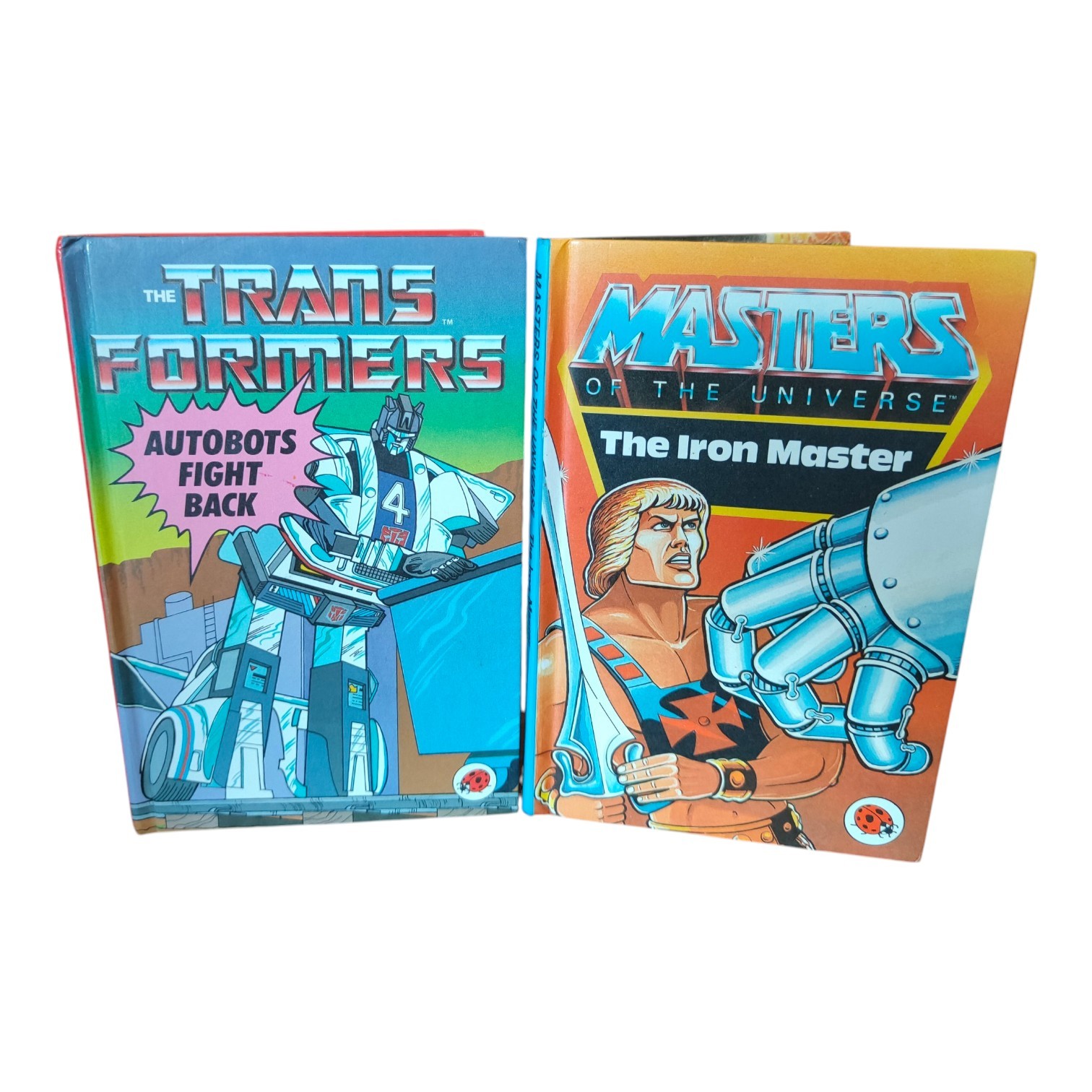 Transformers : Autobots Fight Back & Masters Of The Universe Ladybird Books 80s