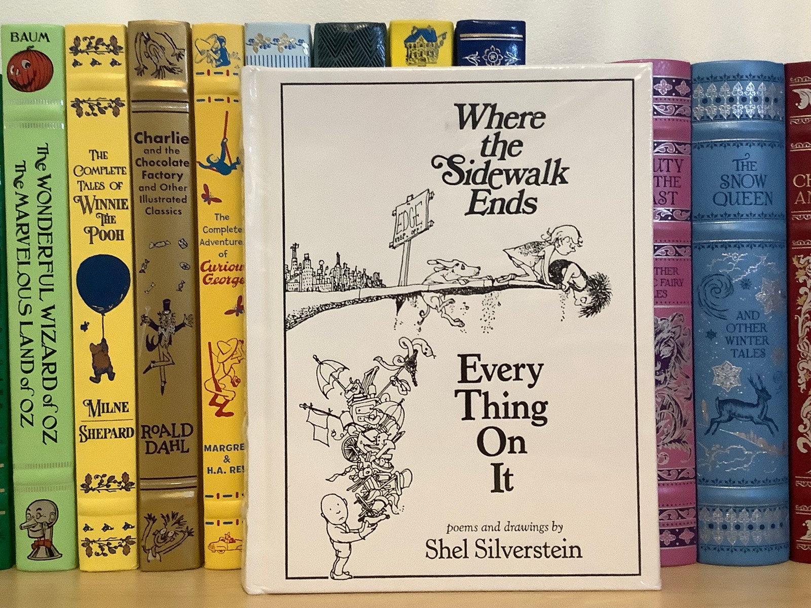 Where the Sidewalk Ends & Every Thing On It by Shel Silverstein – leather sealed