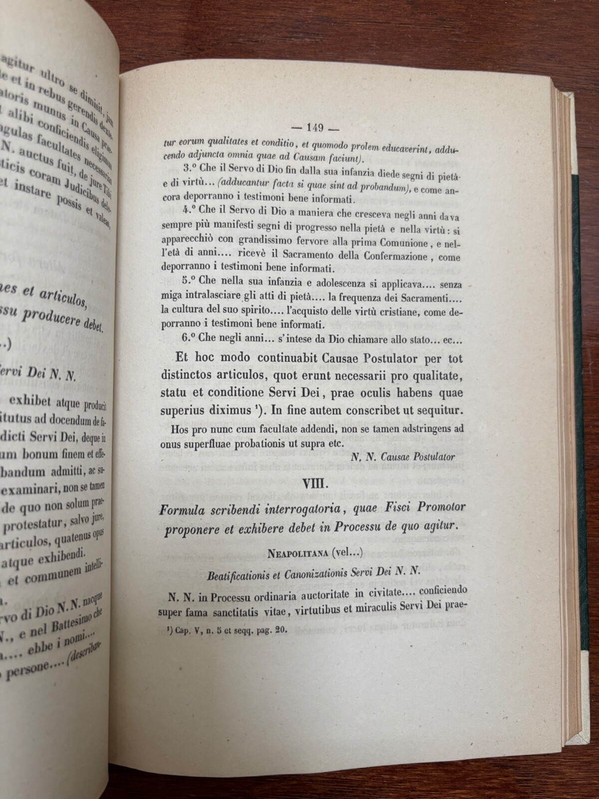 MANUALE THEORICO-PRACTICUM BEATIFICATIONES CANONIZATION TRAMA 1876 LATIN ANTIQUE