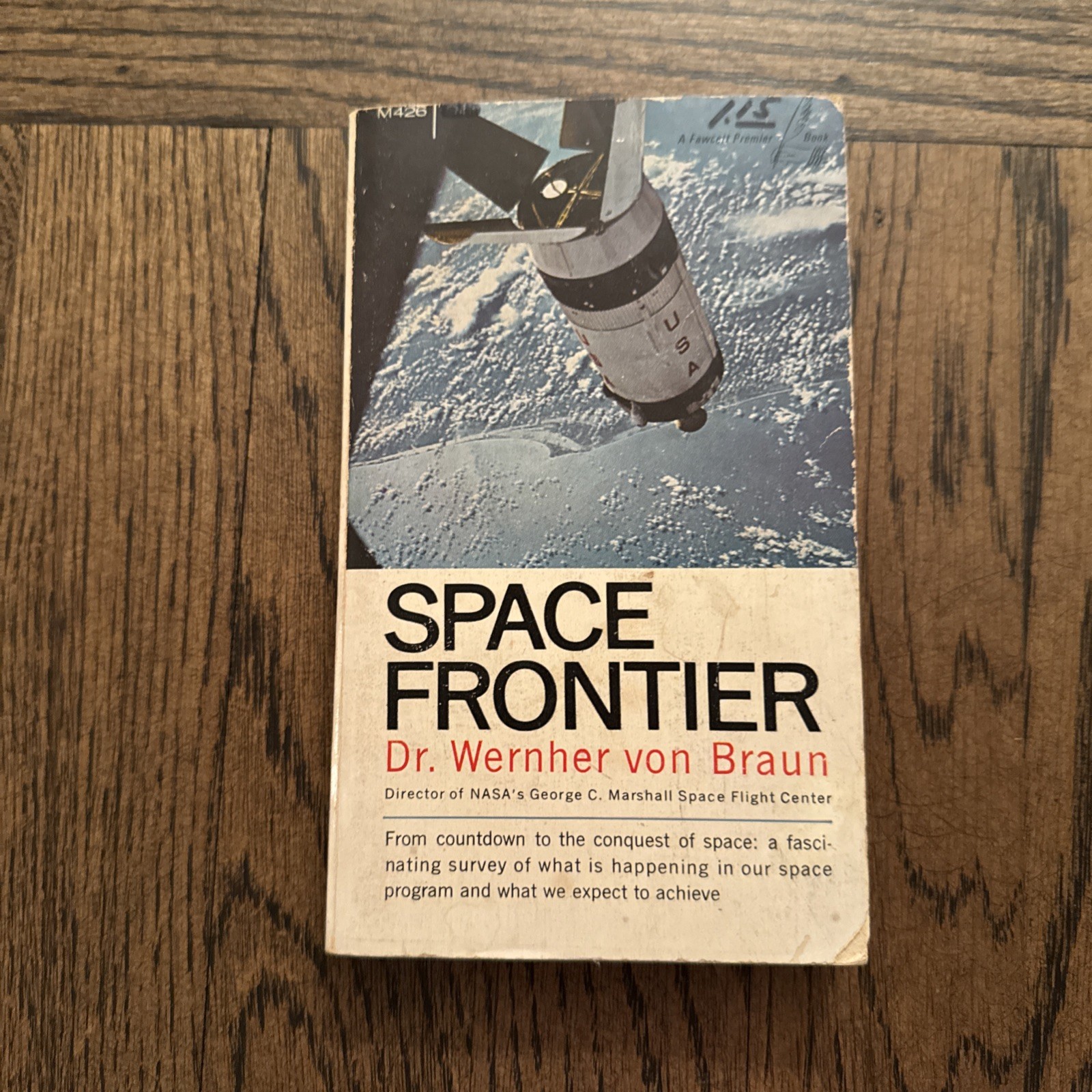 Space Frontier Wernher von Braun Paperback Book Fawcett