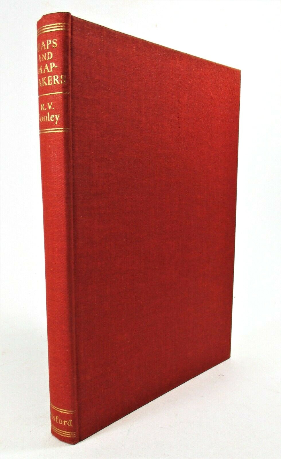 SIGNED „Maps and Map-Makers“ R.V. Tooley 2nd Ed 1952 HC DJ B T Batsford Ltd