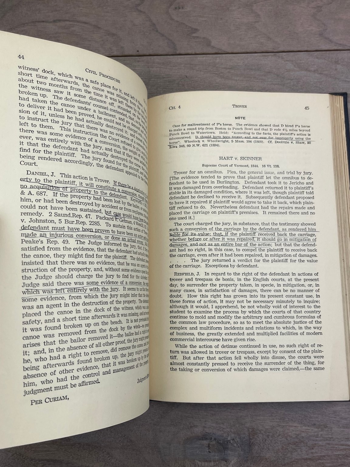 Introduction to Civil Procedure Atkinson Chadbourn 1948 Legal Law