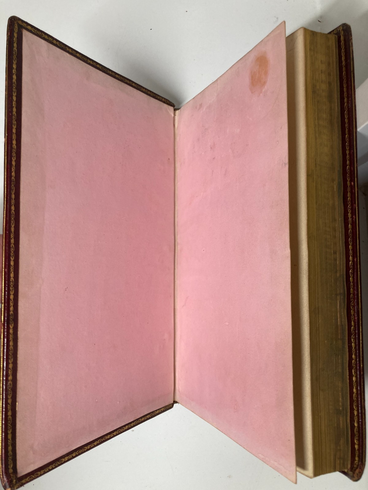 1822 Young Night Thoughts Fore-Edge Painting Greenwich Hospital Leather