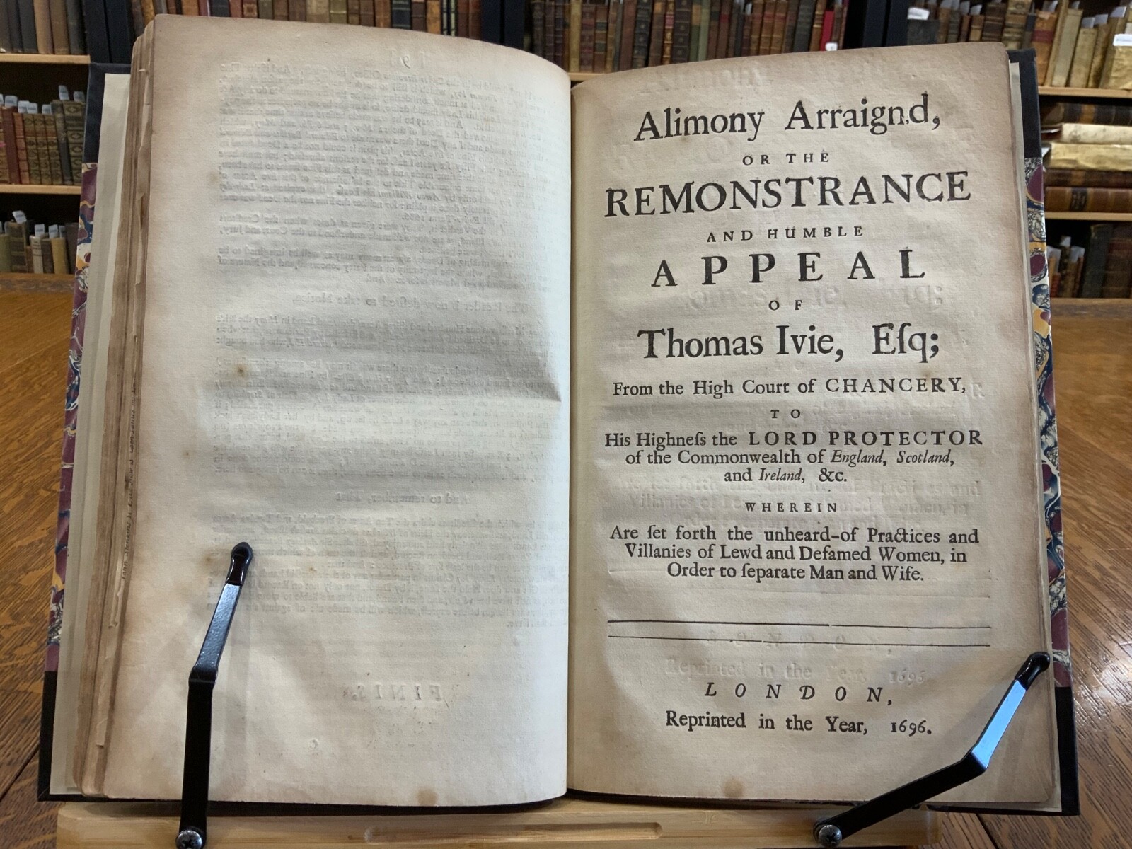 1696 Theodosia Ivie & Thomas Neale Trial Lord Jeffreys Forgery of Land Surveys