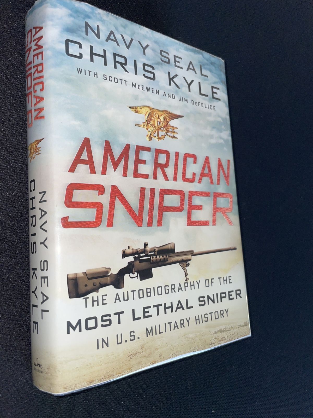1st/1st – American Sniper – Chris Kyle – 2012 – HC DJ near-fine 1st printing
