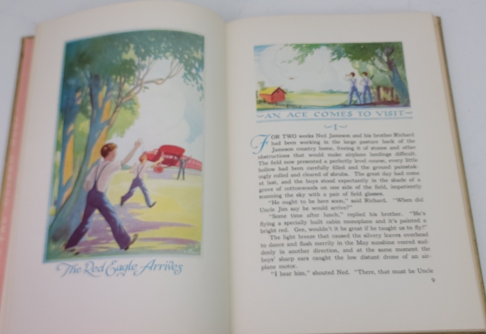 The Red Eagle A Tale for Young Aviators by Alexander Key Hardcover Book 1930