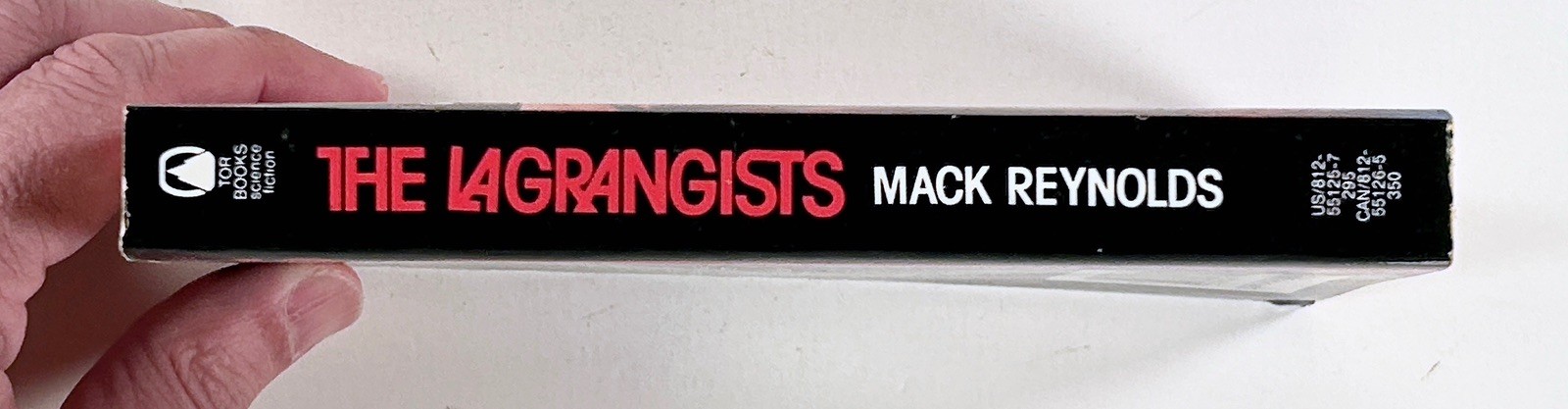 1983 Mack Reynolds THE LAGRANGISTS Space Colony novel TOR BOOKS pb first