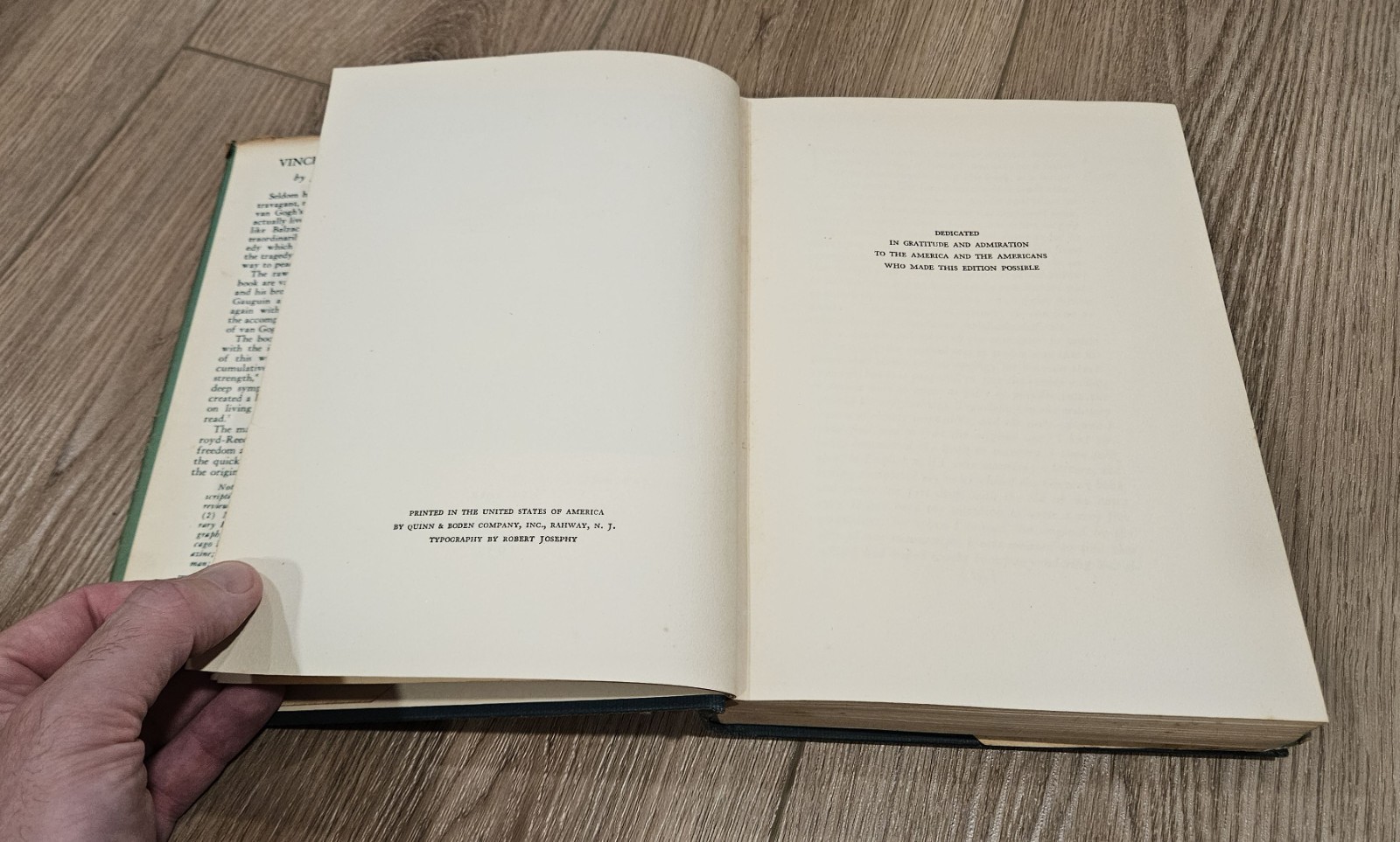 Vincent Van Gogh: A Biographical Study, by Julius Meier-Graefe, 1933 HC DJ