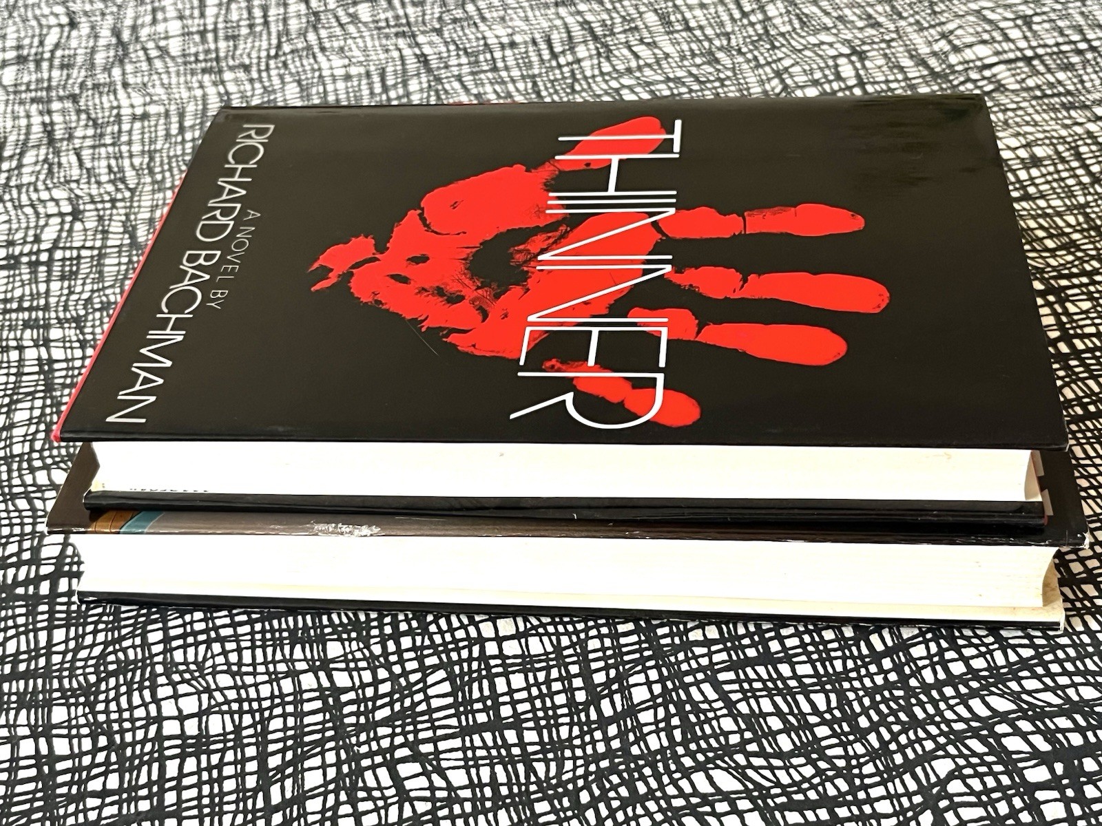 MISERY / THINNER ~ STEPHEN KING /RICHARD BACHMAN LOT VG BCE 1984, 1987 HORROR