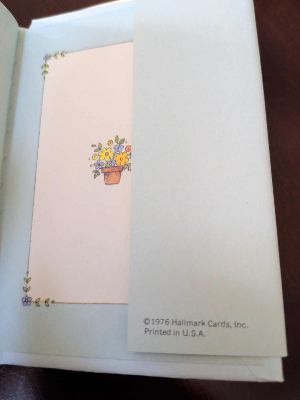 The Nicest Thoughts Are Thoughts Of You, Hallmark, 1976 EUC