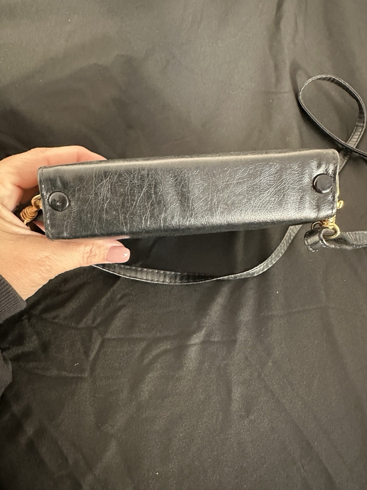 Bible – New King James Version Compact Ref. Edition In Crossbody Leather Holder