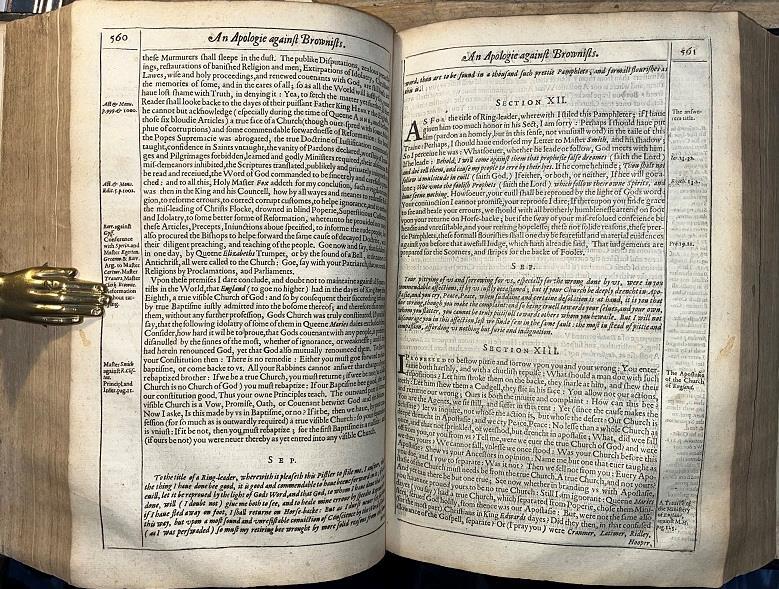 1625 Folio ‚The Works Of Joseph Hall‘ Fine Binding. Christian Bible Theology.