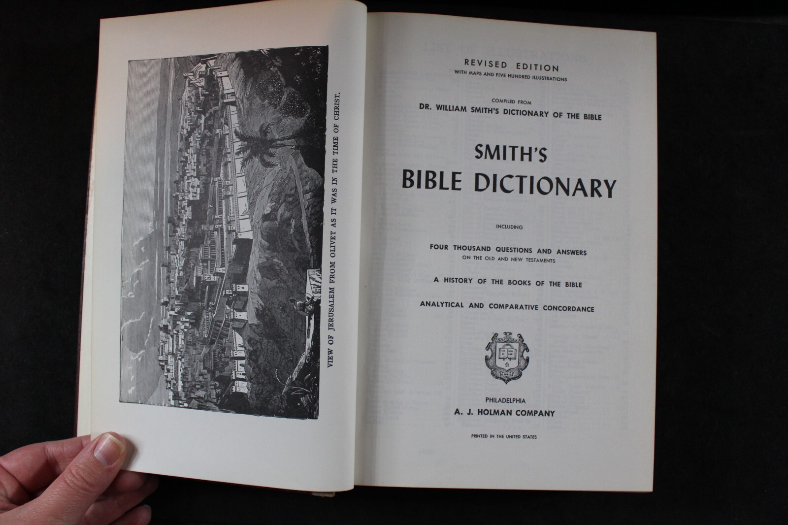 Smith’s Bible Dictionary: Revised Edition, by William Smith. A.J.Holman Company