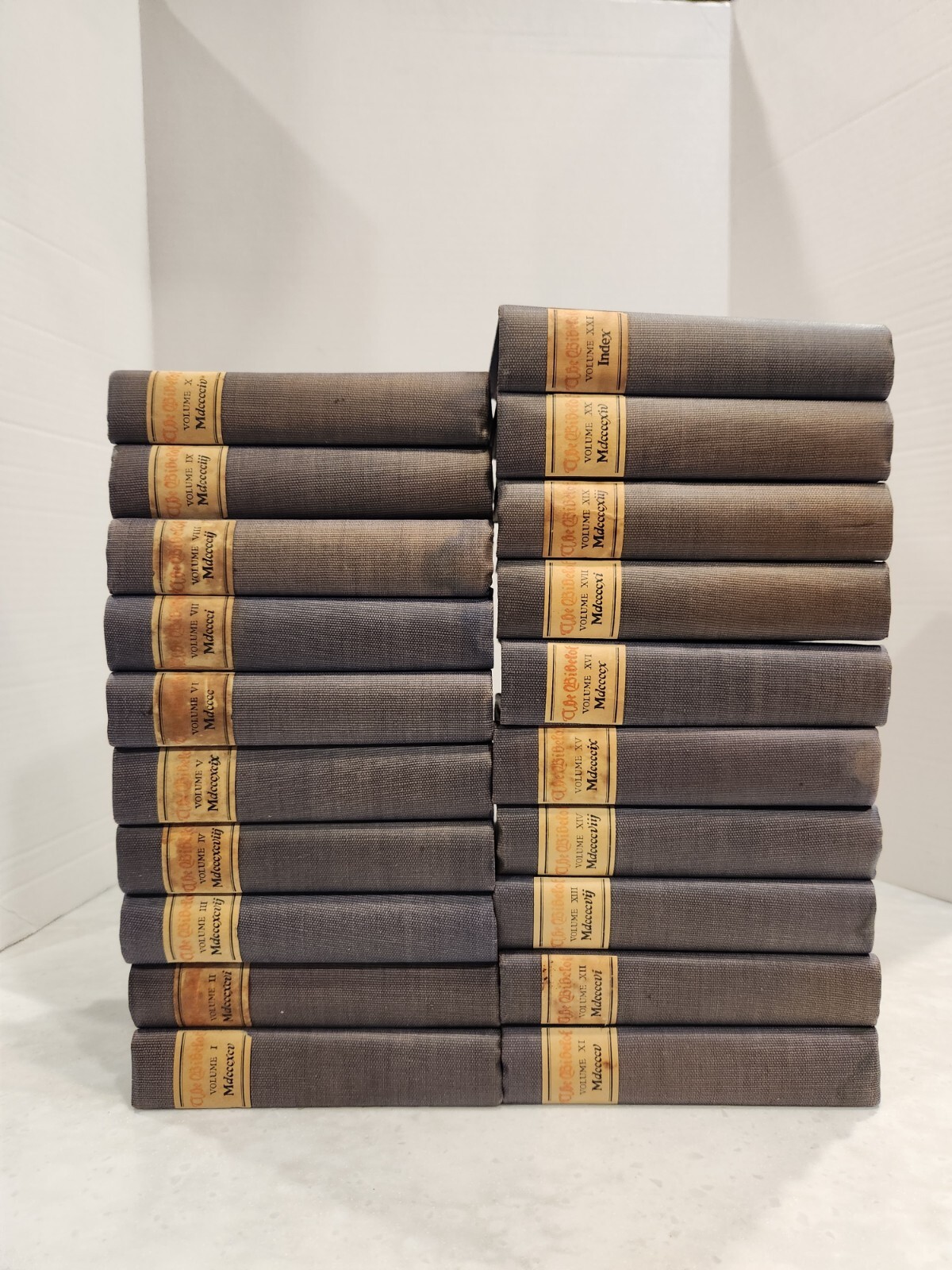 20 Book Set THE BIBELOT Thomas B Mosher Testimonial Blue 1895 – 1925 *NO XVIII*