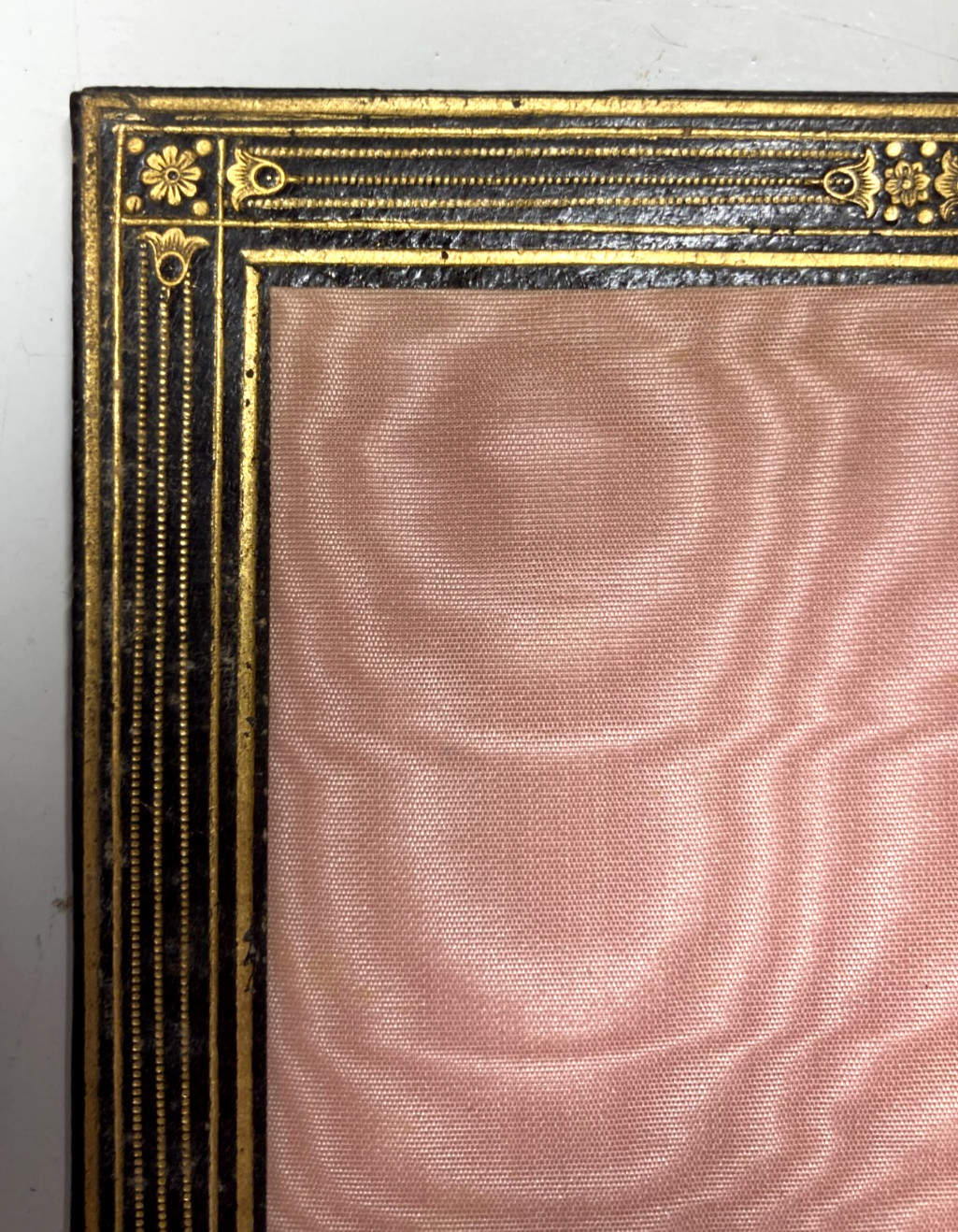 1838 Cathedral Romantic Fine Binding Morocco Silk Doublures Gold Silver WESSEL