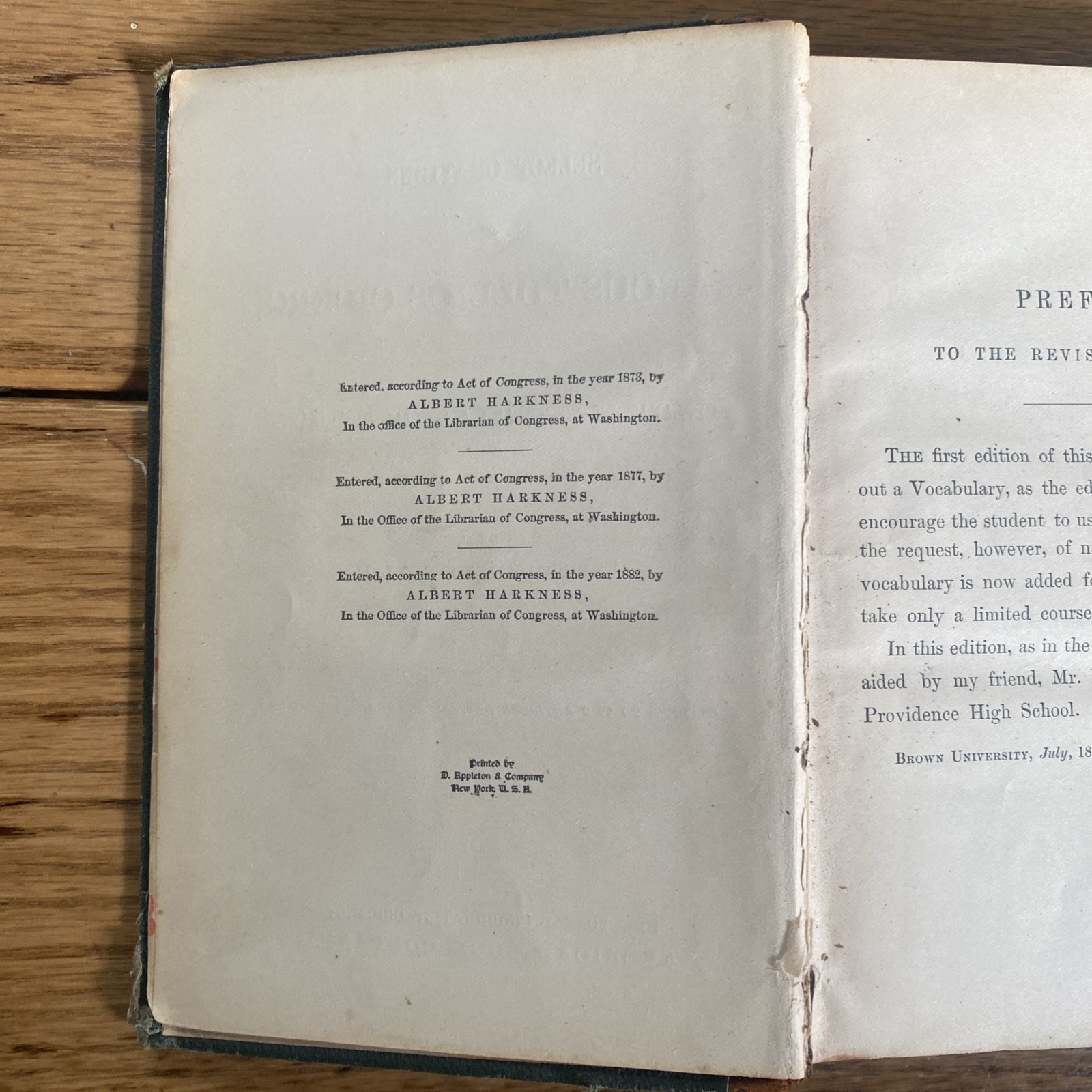Marcus Tullius Cicero- Select Orations 1882 Edition HC Book