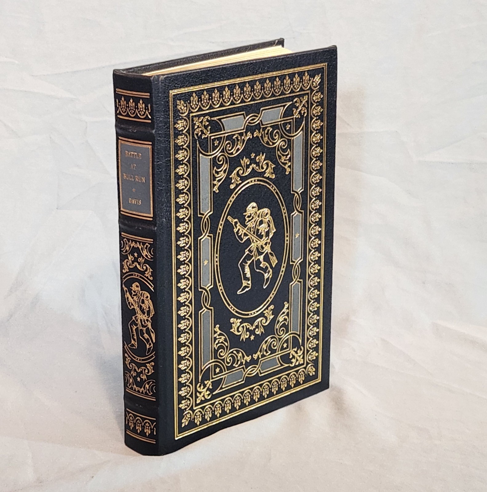 Easton Press Civil War Library: Battle at Bull Run. William C Davis. Leather