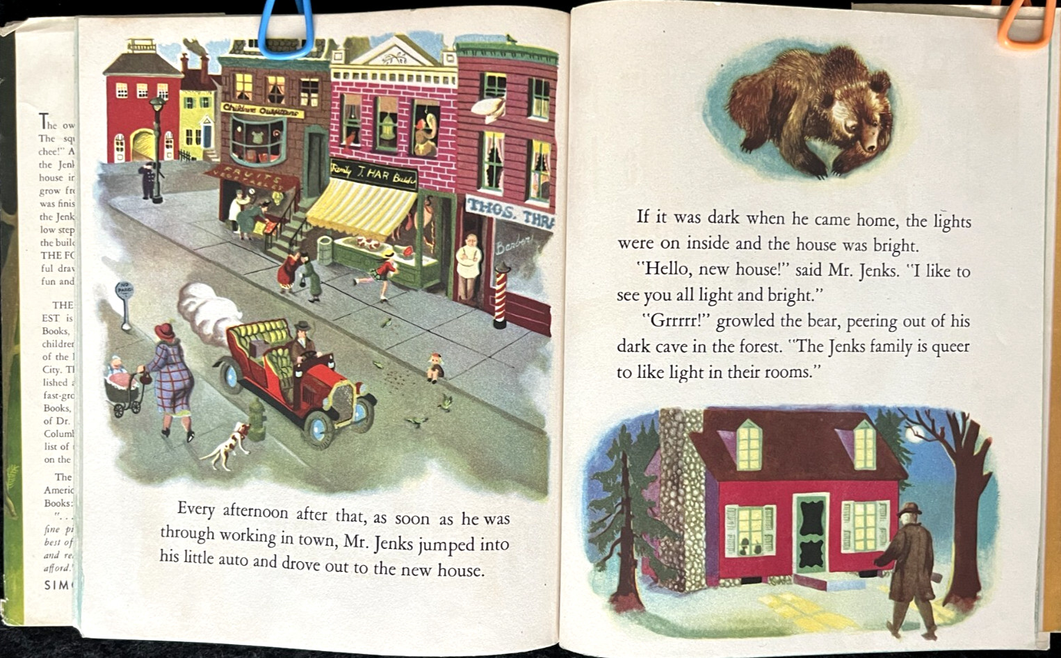 NEW HOUSE IN THE FOREST ~ w/ dust jacket ~ Little Golden Book #24, Eloise Wilkin