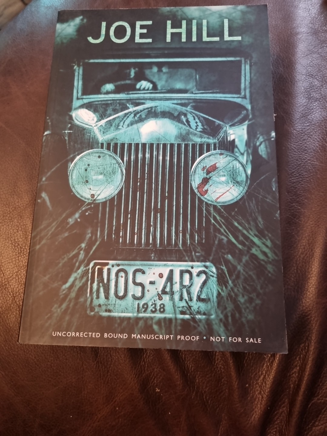 Joe Hill NOS4A2 ARC Uk 1st Edition + Publisher Postcard