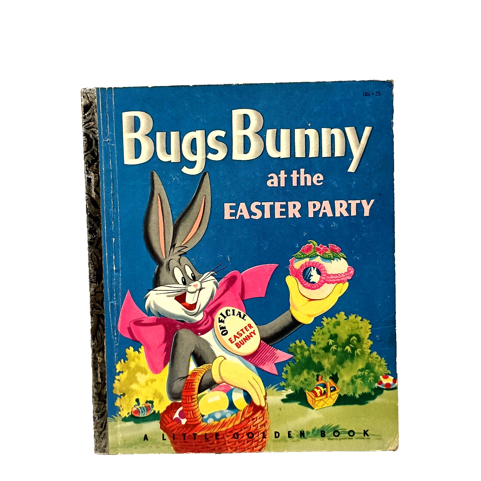 VTG 1953 „A“ 1st Ed. BUGS BUNNY AT THE EASTER PARTY Little Golden Book K. Hitte