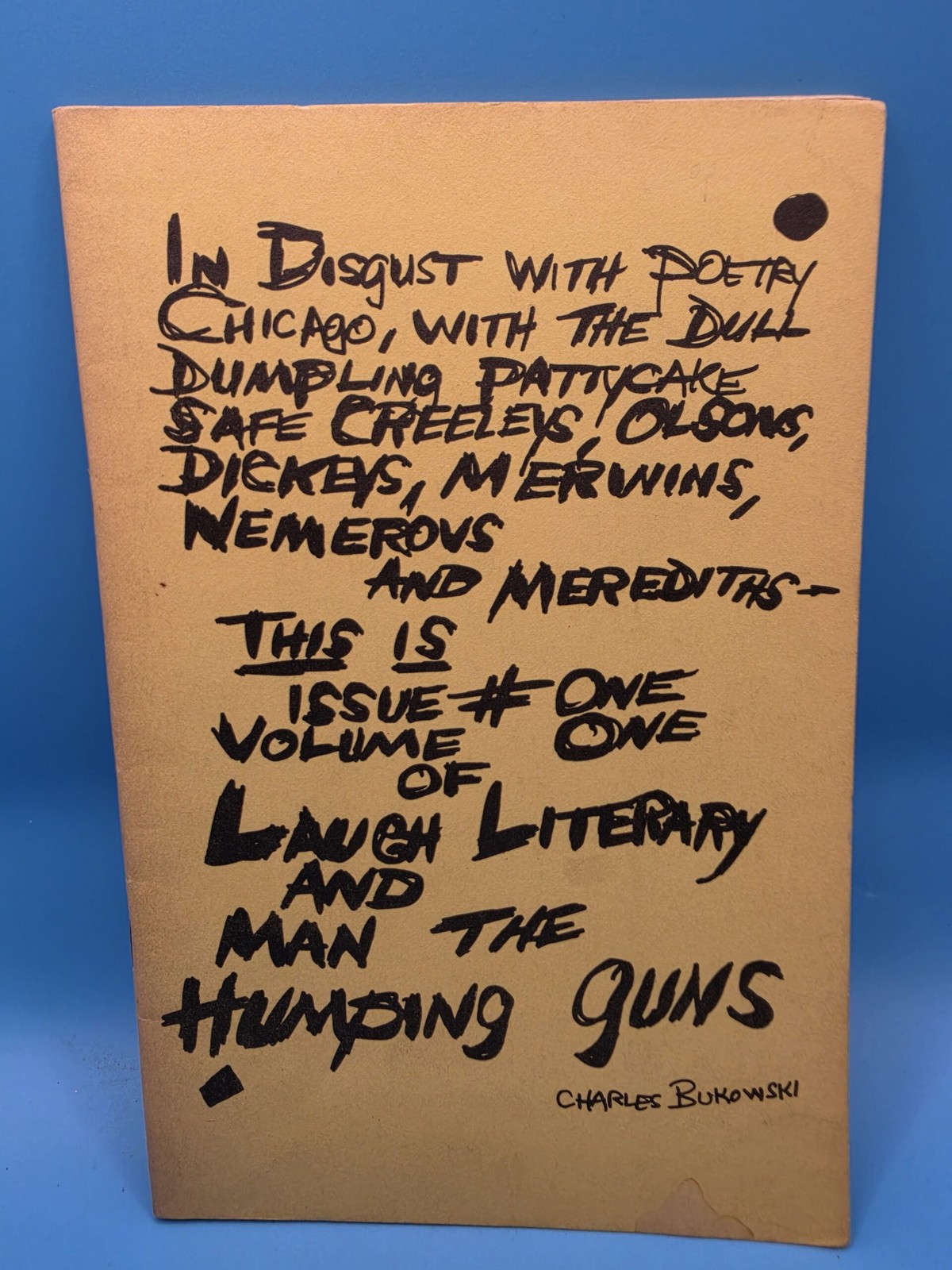 Laugh Literary and Man the Humping Guns Issue 1 Volume 1