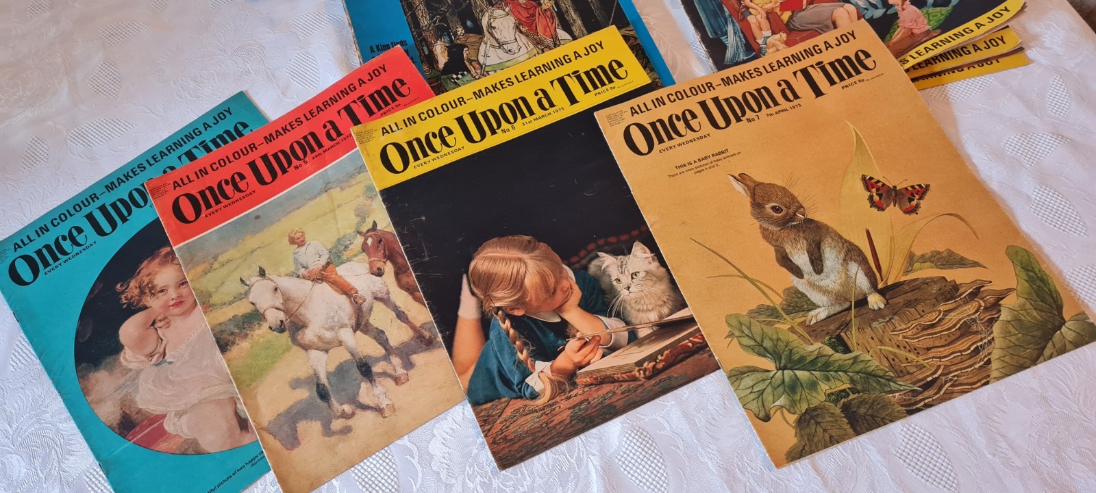 1973 Once Upon A Time magazines Issues 1-18, 2 x Issue 1 Vintage Collectable