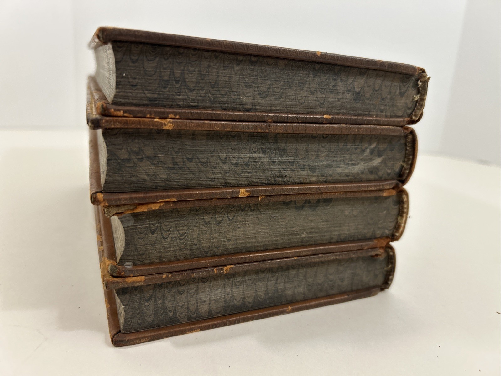 Tobias Smollett HISTORY OF ENGLAND in Four Volumes 1836 Antique Book Set