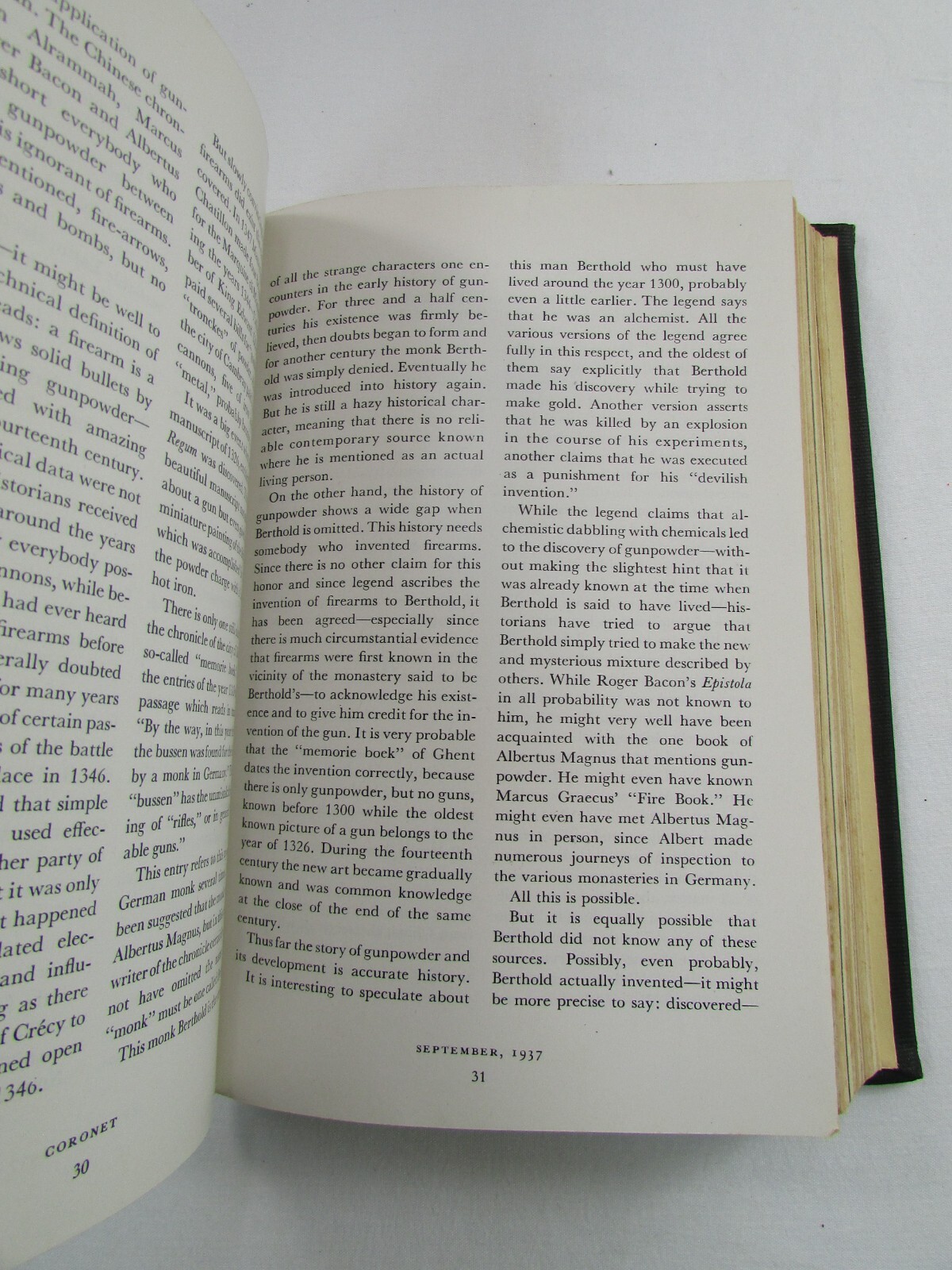 Bound Issues CORONET Magazines 1936- 1937 & 1948 Art Fiction Literature