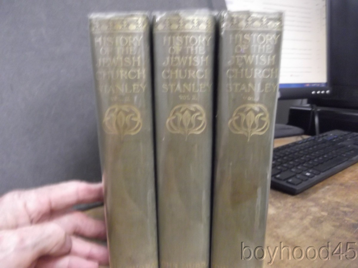 Lectures on the History of the Jewish Church by Arthur Penrhyn Stanley-3 V.-1906
