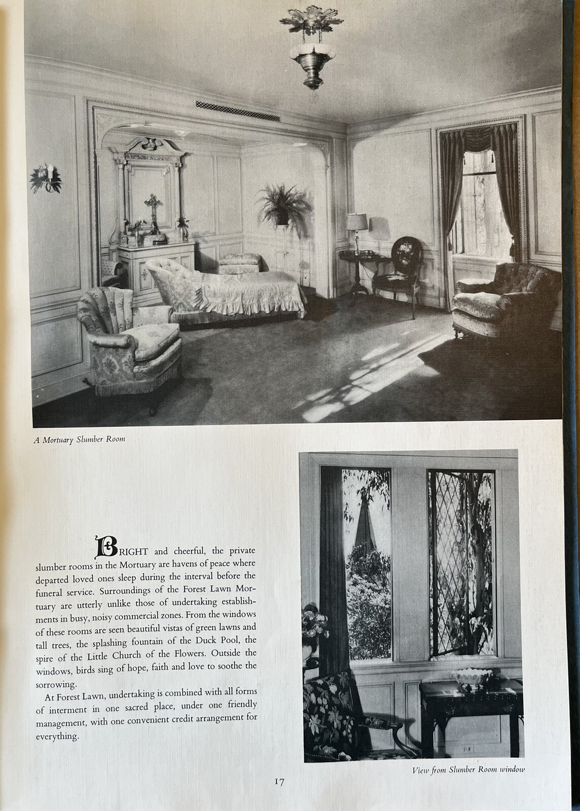Pictorial Forest Lawn Cemetery~Glendale Calif~Lge Softcover~Sculpture &more~1939