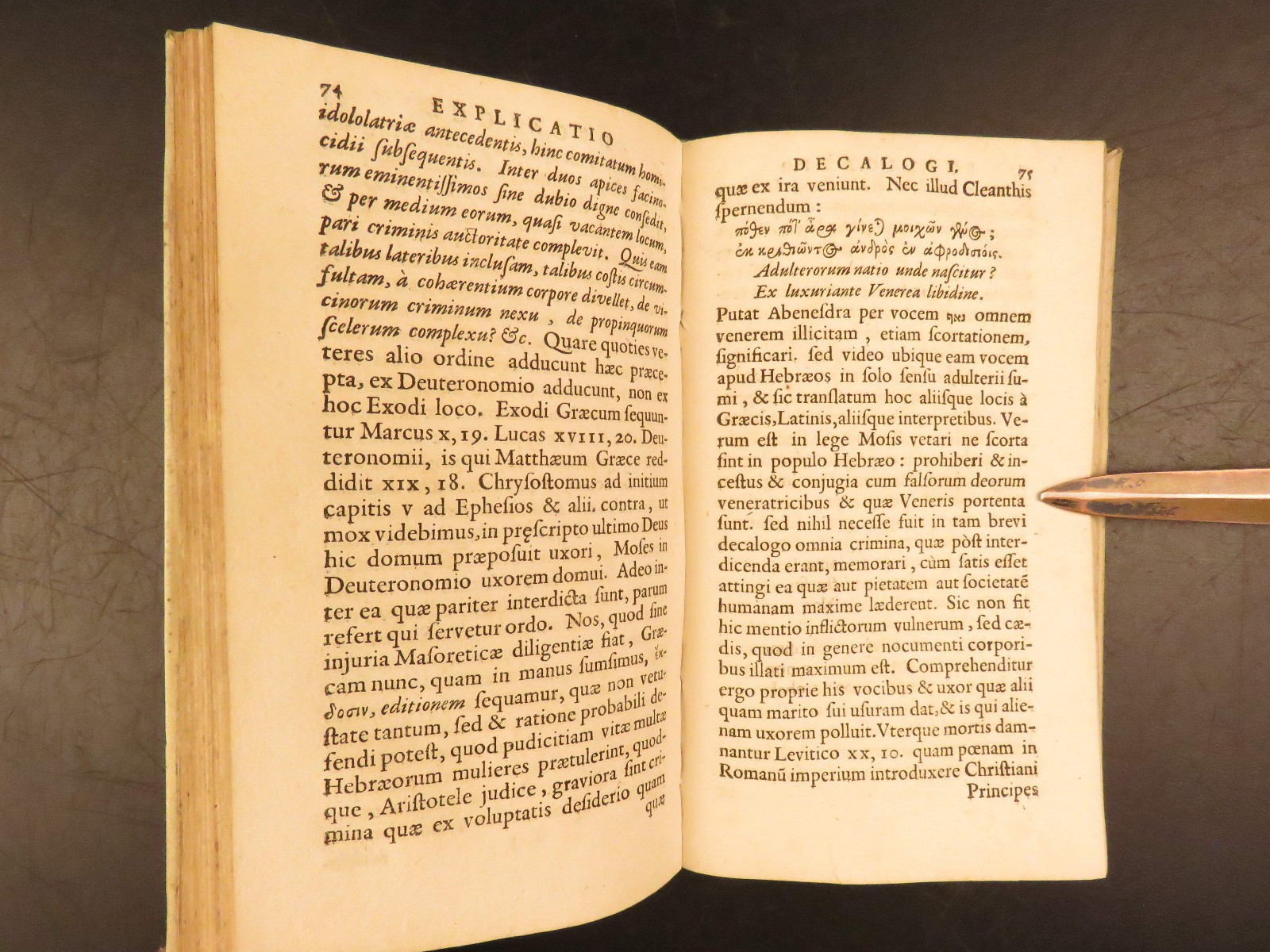 1640 – Ten Commandments Commentary – Hugo Grotius | Dutch Arminianism
