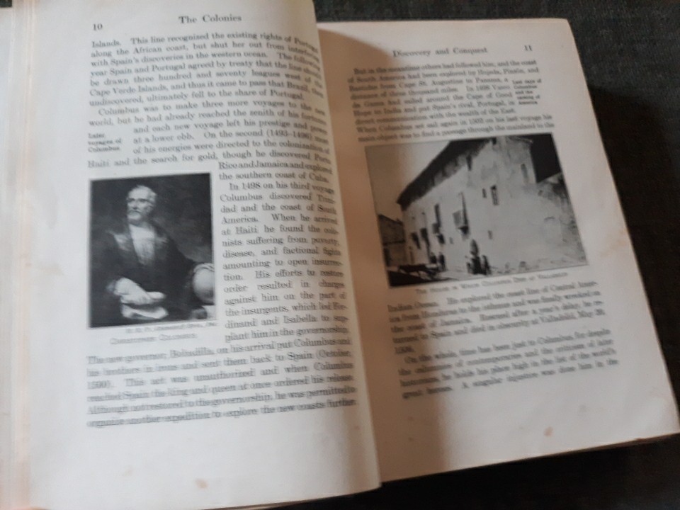 Vintage History Of The American People, Latane, 1937 HC, Xlib, Fair, Usable
